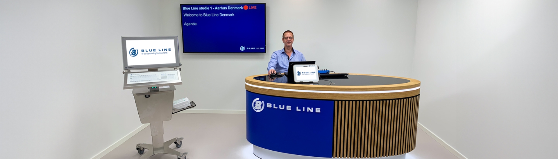 New video studio: Blue Line is ready to meet your needs in a new visual level