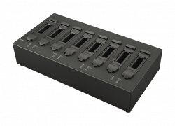 Multi-bay battery charger eight bay