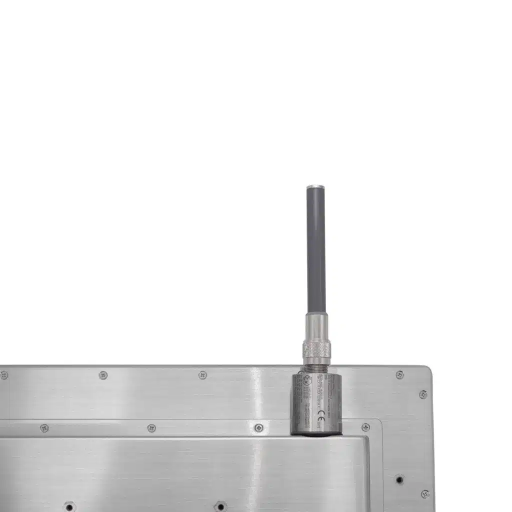 Close-up of Blue Line ATEX-Ex 7000 series with antenna