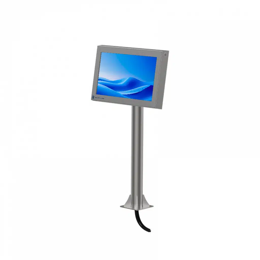 Pedestal or table mounting with optional tilt and swivel