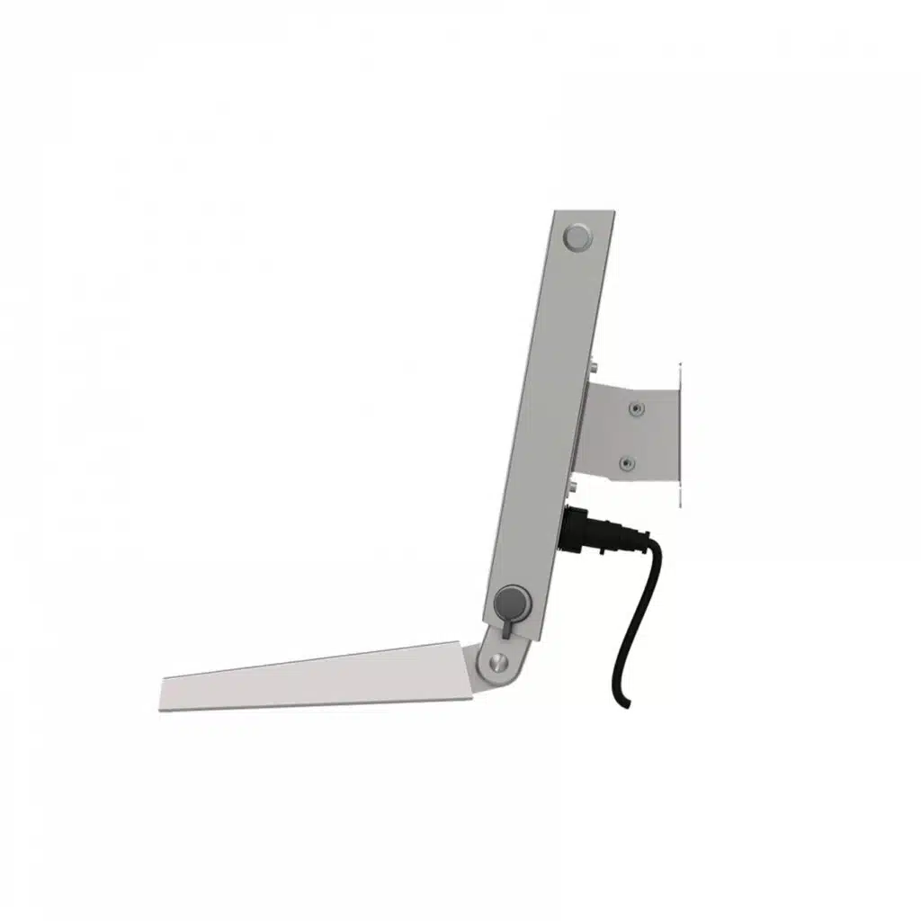 Wall mount with tilt for cleanroom HMI