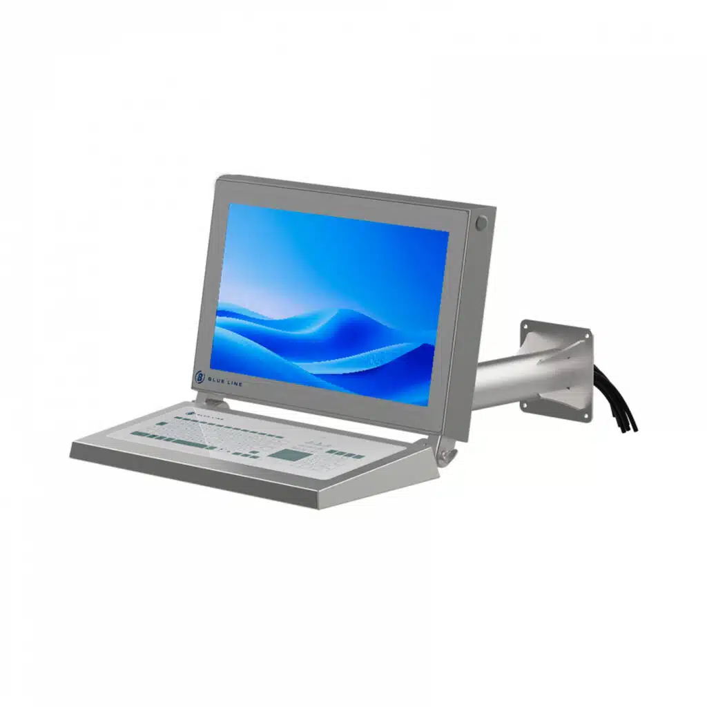Wall or machine mounting with optional tilt an