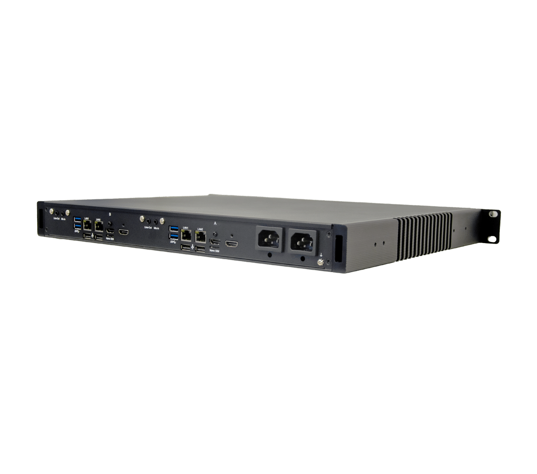 Custom Solution 1U Fanless Dual Node IPCv4