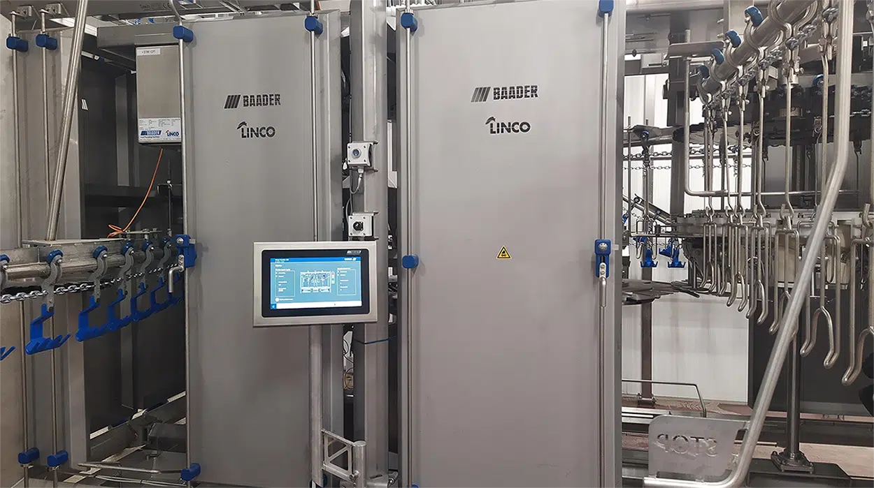 Blue Line Food HMI in Baader production